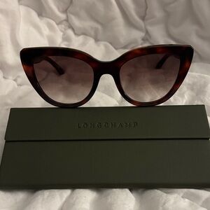 Longchamp Brown Cat-Eye Sunglasses